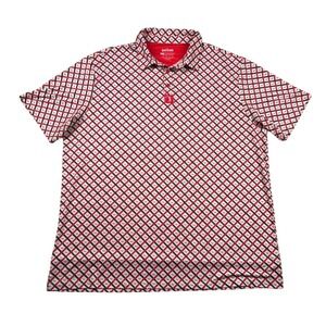 Bogey Bros Golf Co Mens XXL Curves Right Lattice Red Black White Funny Beer Gag